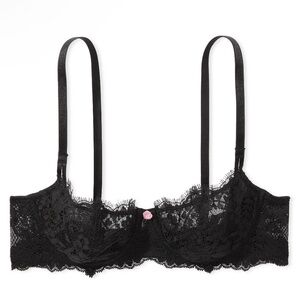 Victoria’s Secret Wicked Bloom Embroidery Unlined Balconette Bra Size 36C